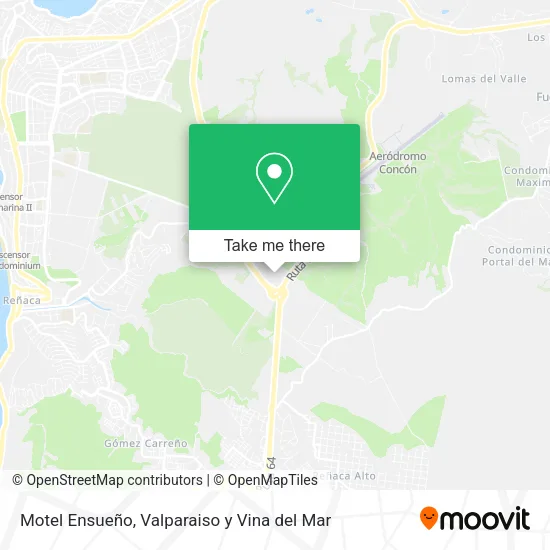 Motel Ensueño map