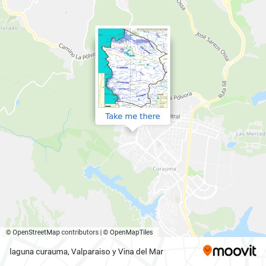 Mapa de laguna curauma