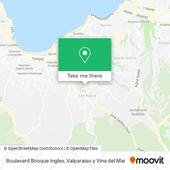 Boulevard Bosque Ingles map
