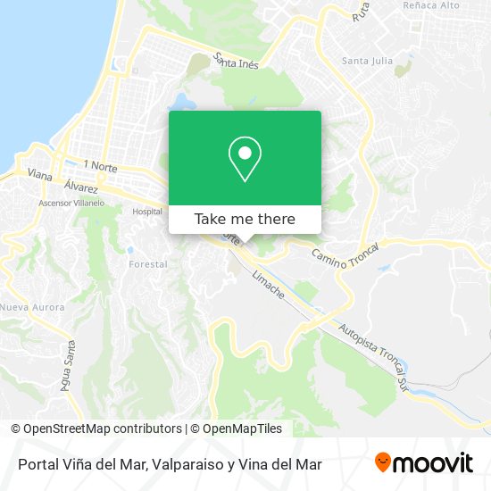 Mapa de Portal Viña del Mar