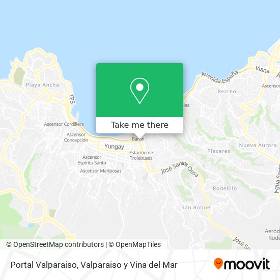 Portal Valparaiso map