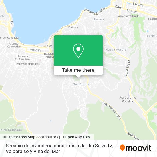 Servicio de lavandería condominio Jardín Suizo IV map