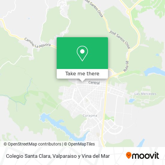 Colegio Santa Clara map