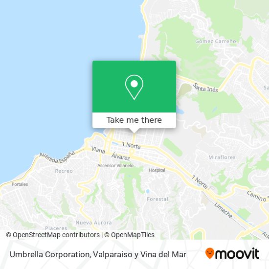 Umbrella Corporation map