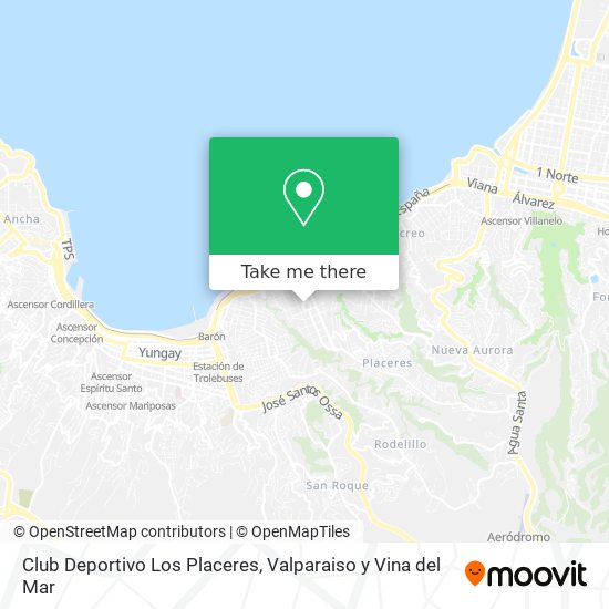 Mapa de Club Deportivo Los Placeres