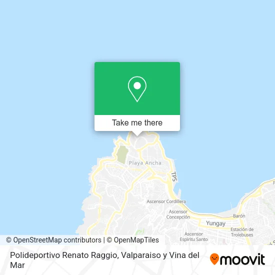 Mapa de Polideportivo Renato Raggio