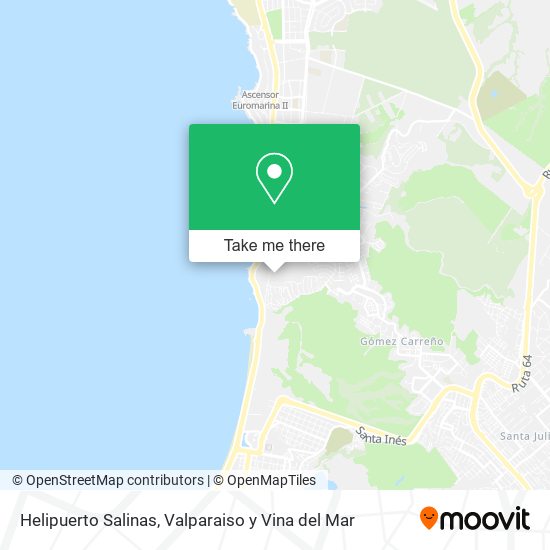 Helipuerto Salinas map