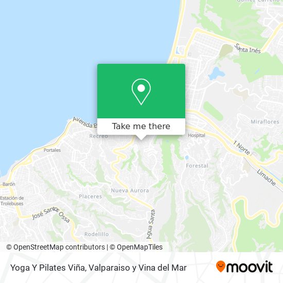 Yoga Y Pilates Viña map
