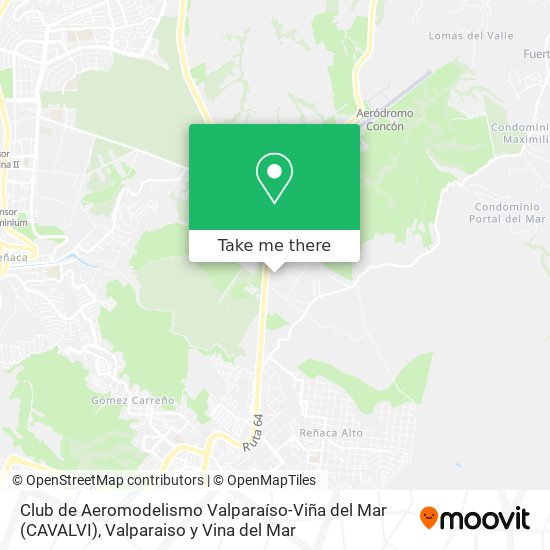 Club de Aeromodelismo Valparaíso-Viña del Mar (CAVALVI) map