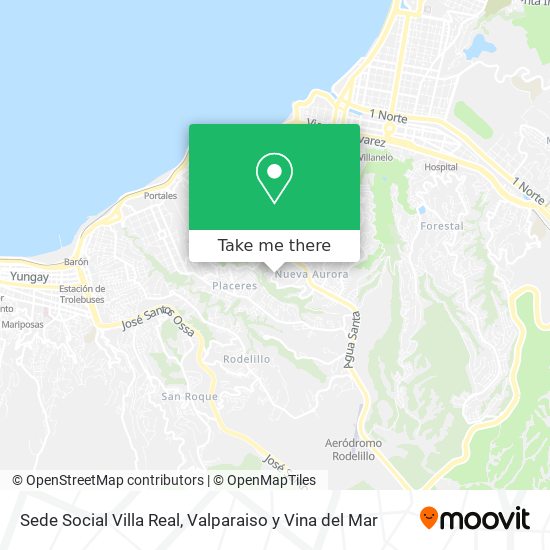 Mapa de Sede Social Villa Real