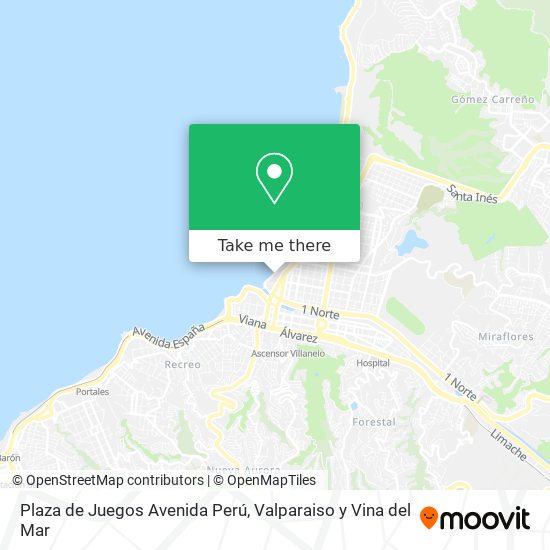 Plaza de Juegos Avenida Perú map