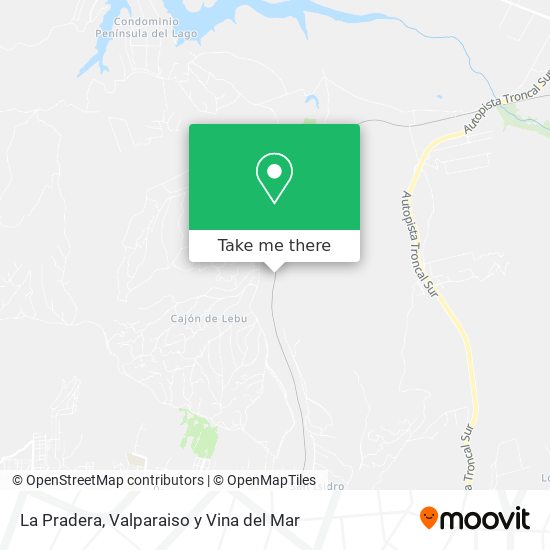 La Pradera map