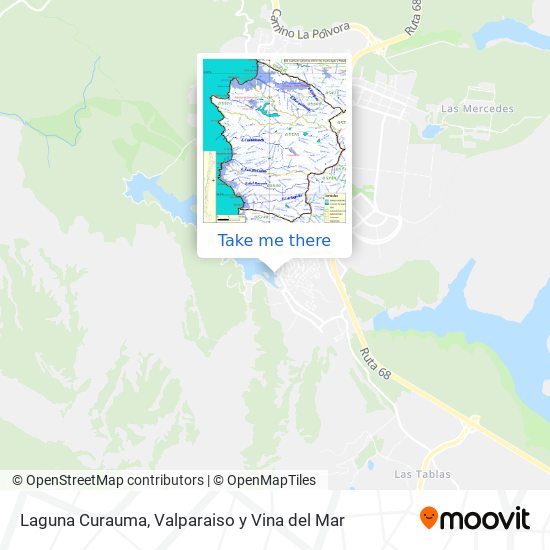 Laguna Curauma map