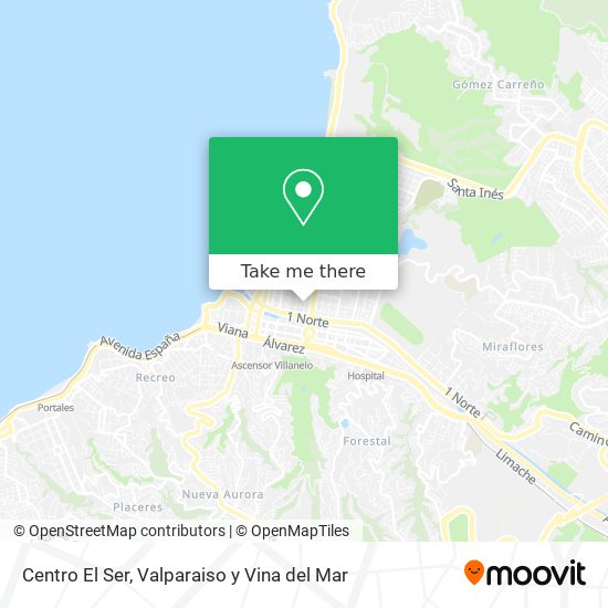 Centro El Ser map