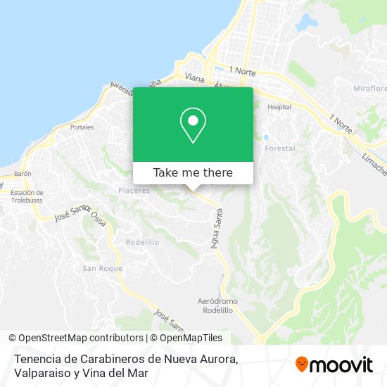 Tenencia de Carabineros de Nueva Aurora map