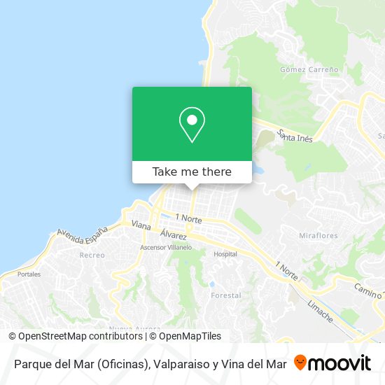 Mapa de Parque del Mar (Oficinas)