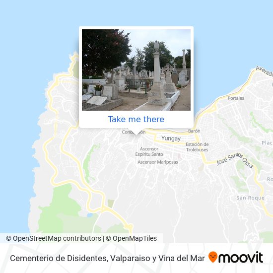 Cementerio de Disidentes map