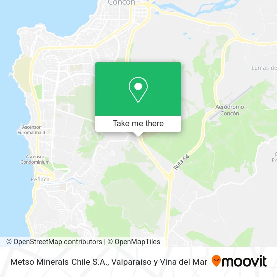 Metso Minerals Chile S.A. map