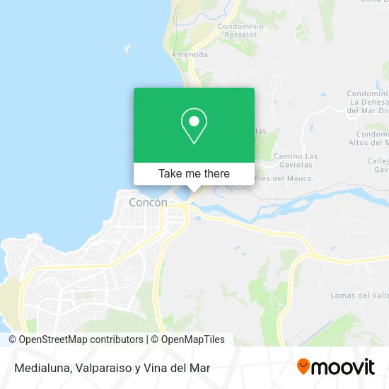 Mapa de Medialuna