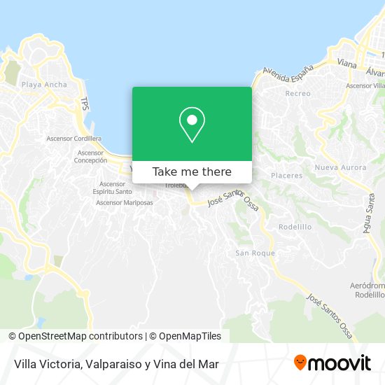 Mapa de Villa Victoria