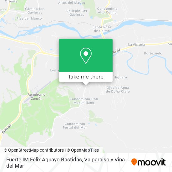 Fuerte IM  Félix Aguayo Bastidas map