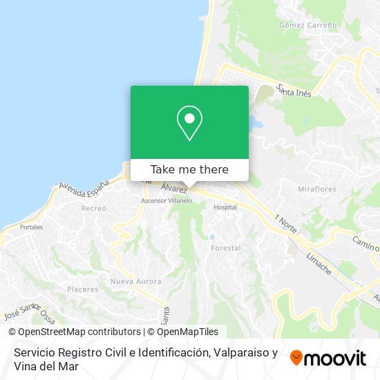 Servicio Registro Civil e Identificación map