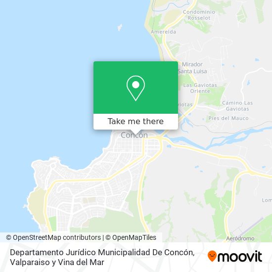Mapa de Departamento Jurídico Municipalidad De Concón
