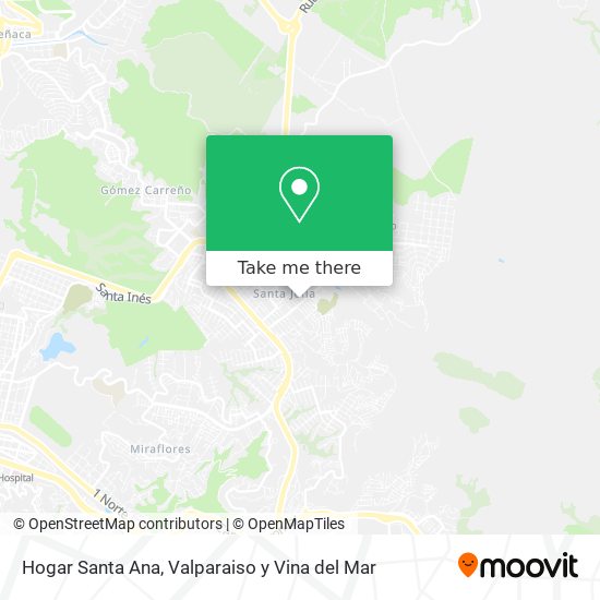 Mapa de Hogar Santa Ana