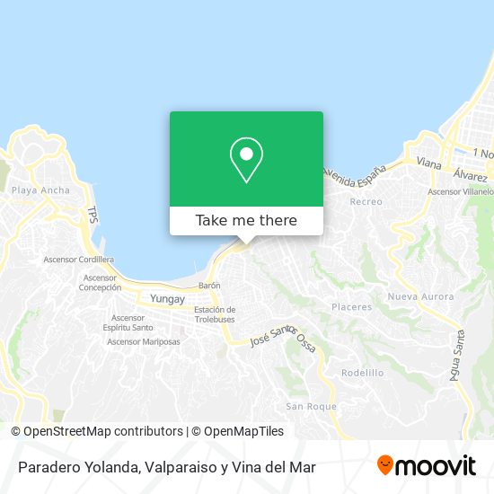 Mapa de Paradero Yolanda