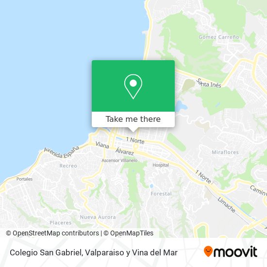 Mapa de Colegio San Gabriel