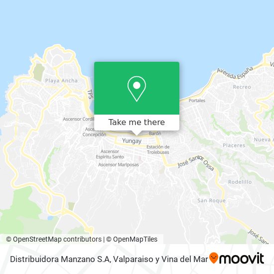 Distribuidora Manzano S.A map