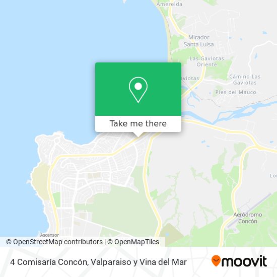 4 Comisaría Concón map