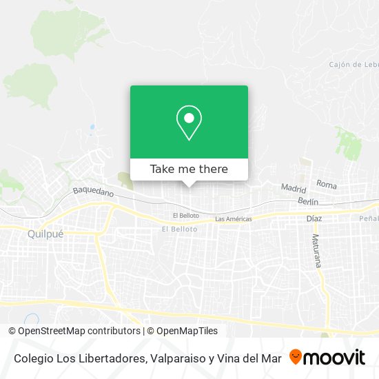 Colegio Los Libertadores map