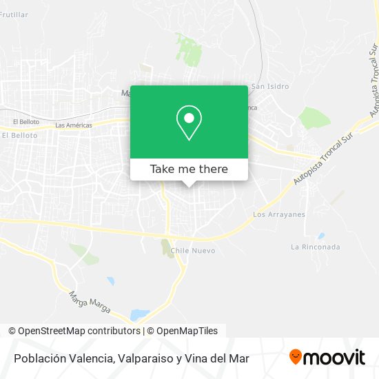 Mapa de Población Valencia