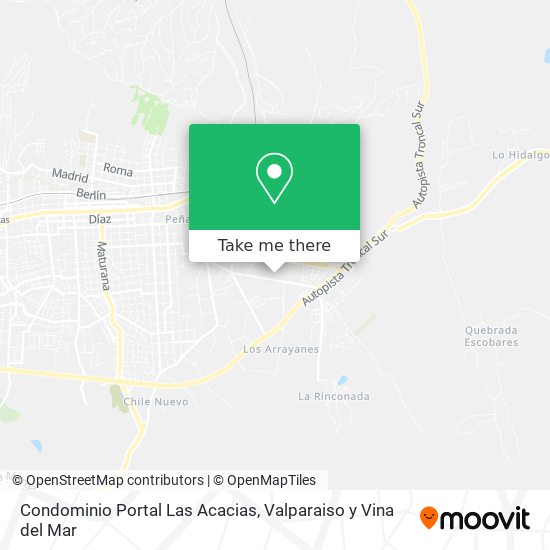 Mapa de Condominio Portal Las Acacias