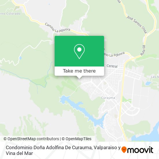 Mapa de Condominio Doña Adolfina De Curauma