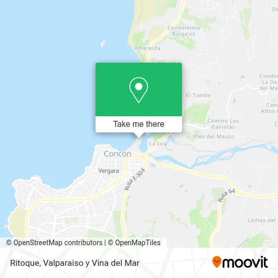 Ritoque map