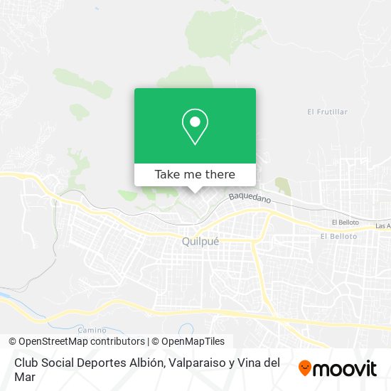 Mapa de Club Social Deportes Albión