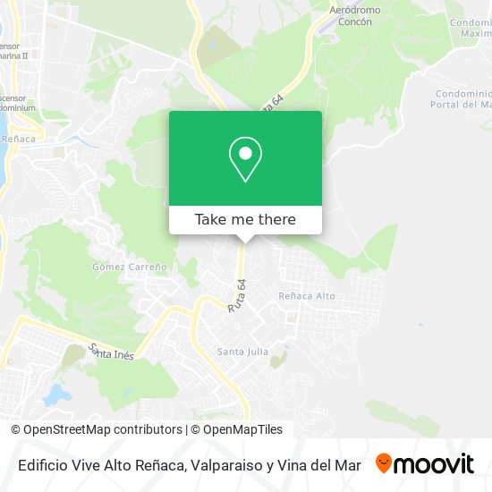 Mapa de Edificio Vive Alto Reñaca