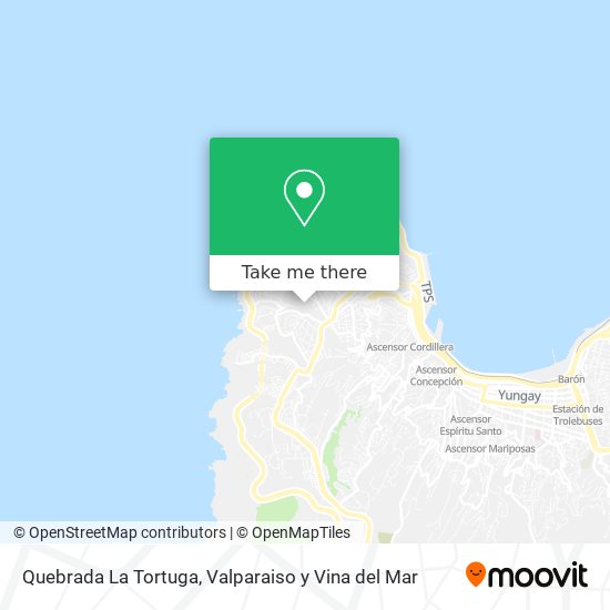 Quebrada La Tortuga map