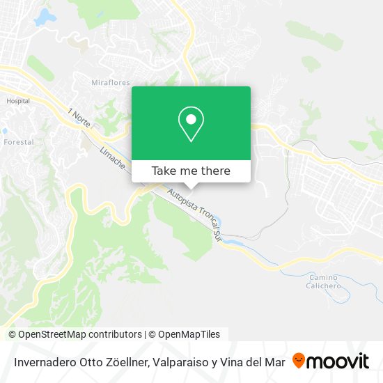 Invernadero Otto Zöellner map