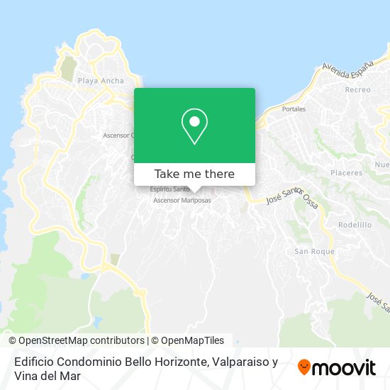 Mapa de Edificio Condominio Bello Horizonte