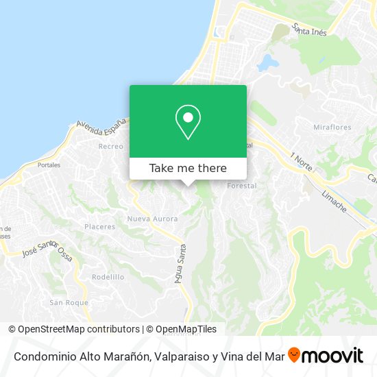 Condominio Alto Marañón map
