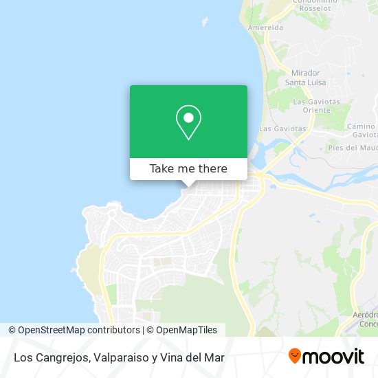 Mapa de Los Cangrejos