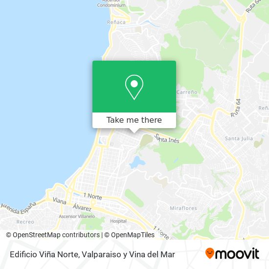 Mapa de Edificio Viña Norte