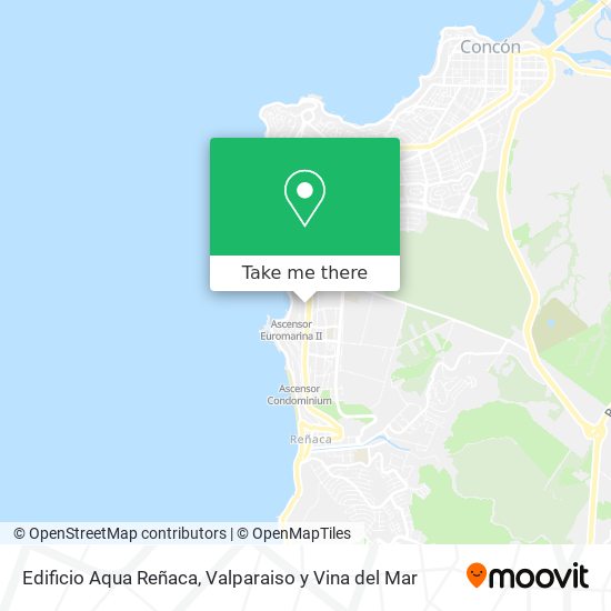Edificio Aqua Reñaca map