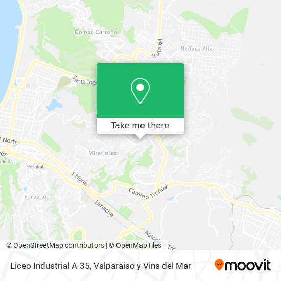 Liceo Industrial A-35 map