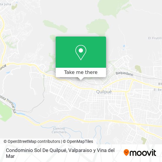 Condominio Sol De Quilpué map