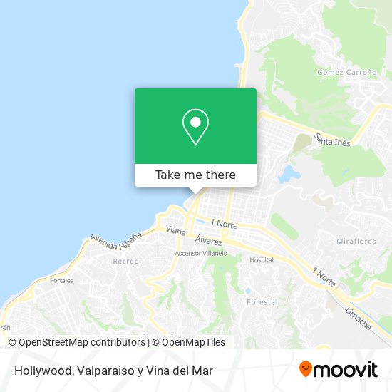 Hollywood map