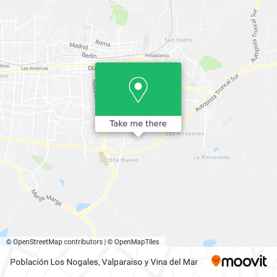 Mapa de Población Los Nogales